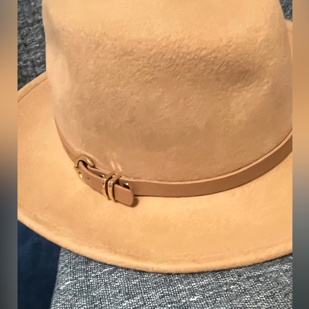 NWT Nordstrom Camel Women's Fedora Hat - Picture 2 of 7